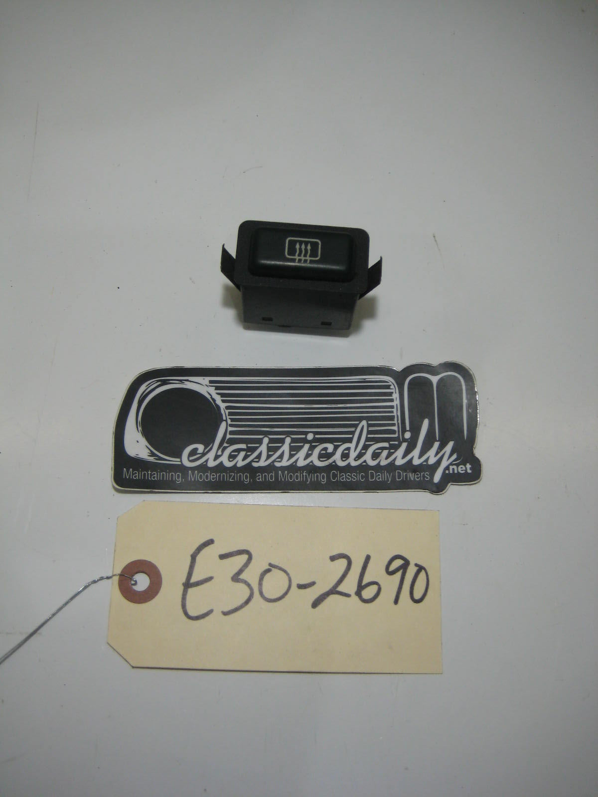 bmw e30 325 318 e30 defrost switch green
