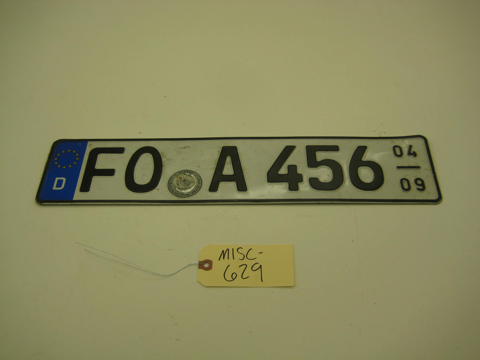 MISC Euro Plate 5
