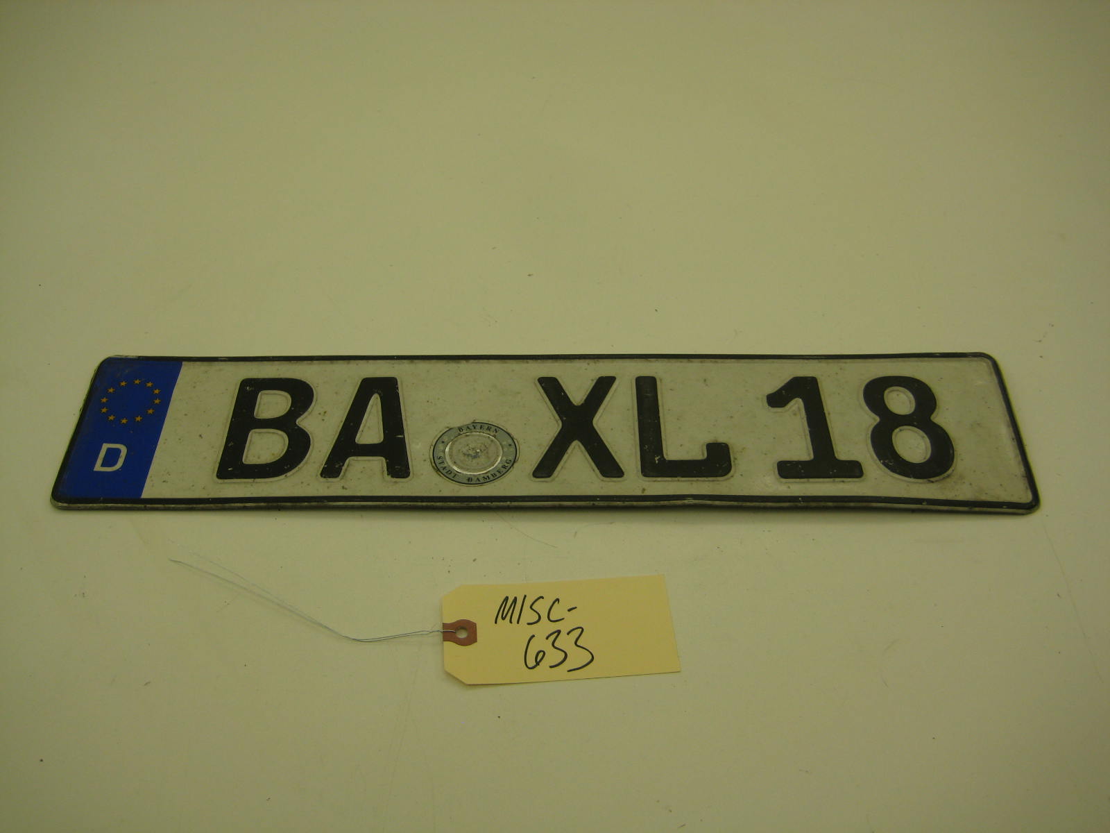 MISC Euro Plate 9