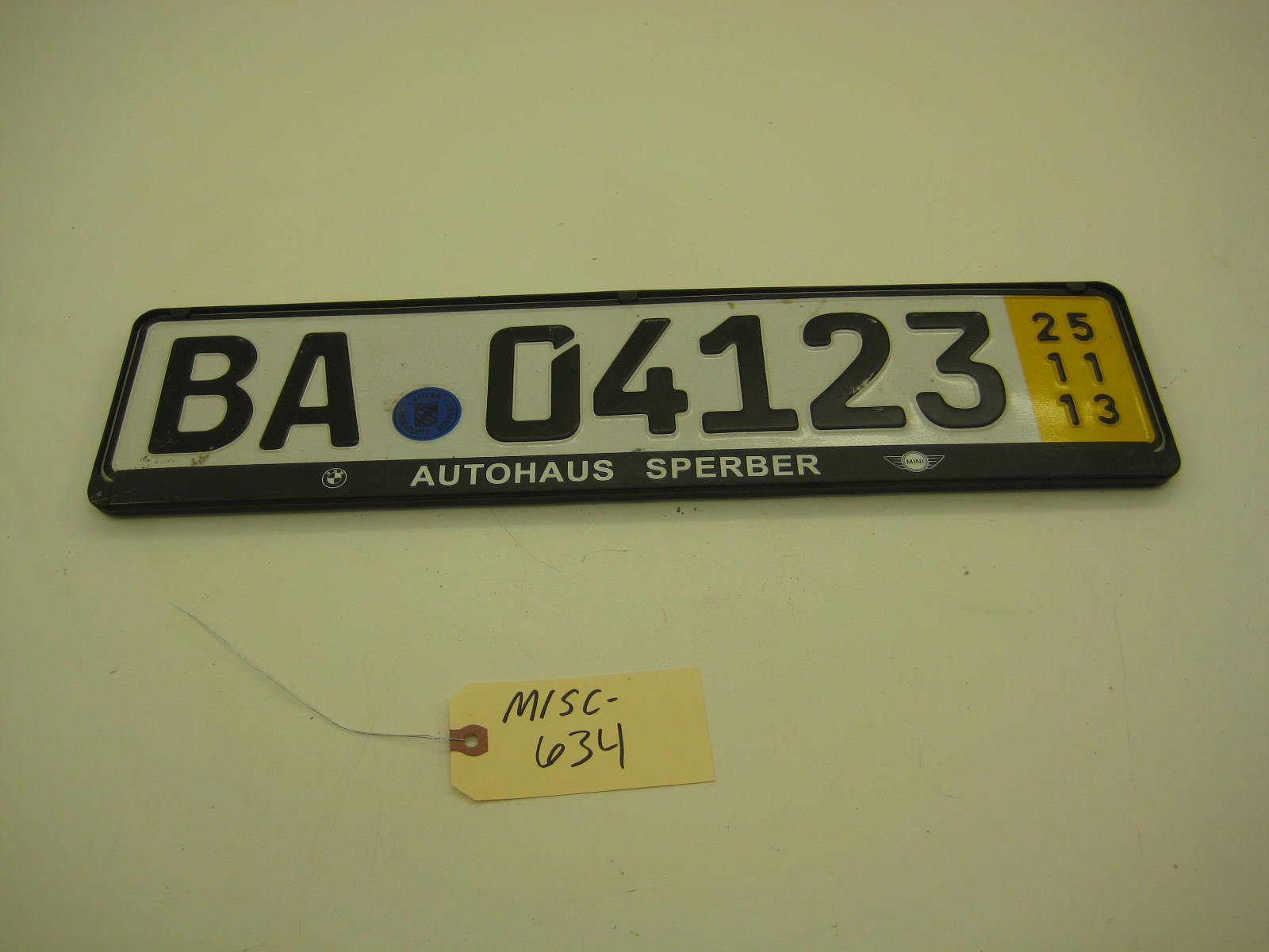 MISC Euro Plate With Holder