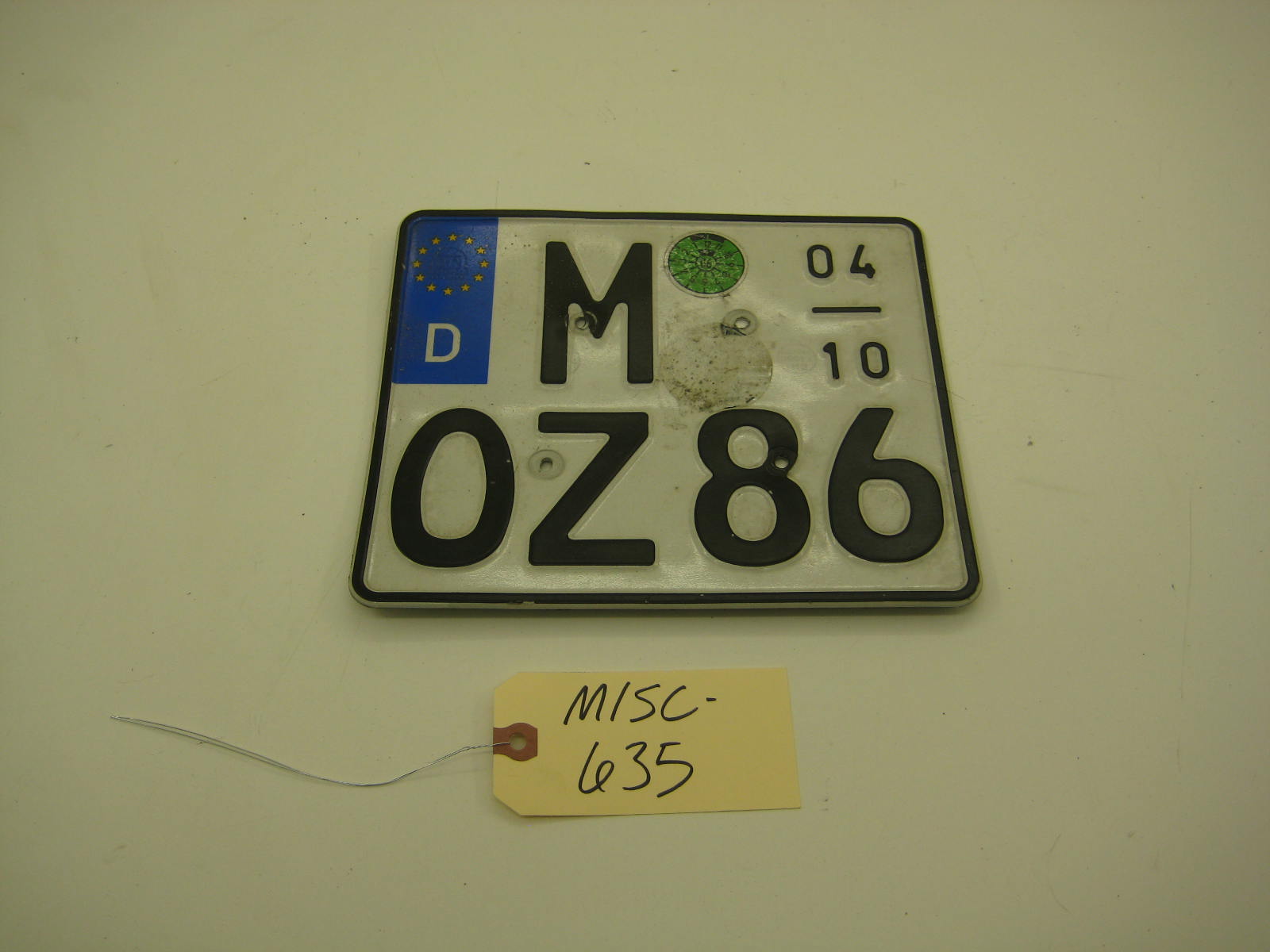 MISC Euro Plate 10